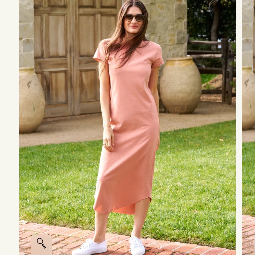 Frank & Eileen Pink Coral Maxi Dress
